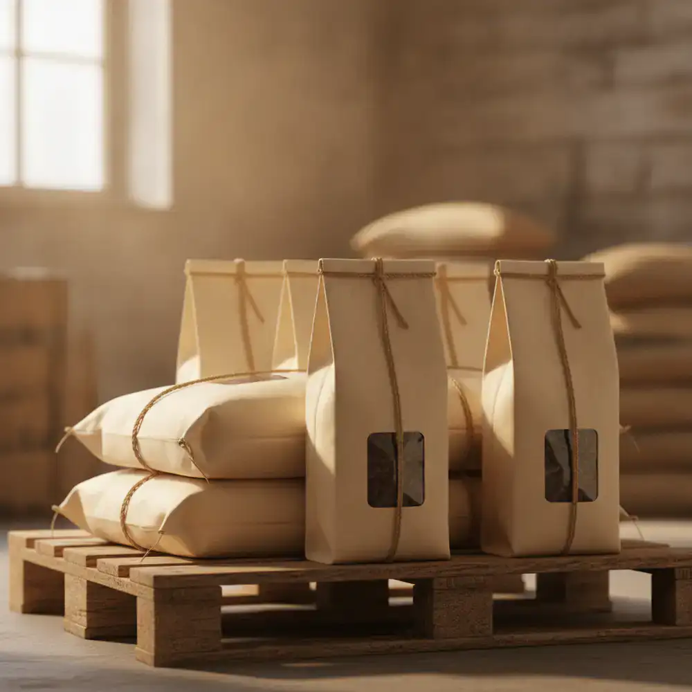Premium Zafnorix coffee packaging ready for delivery