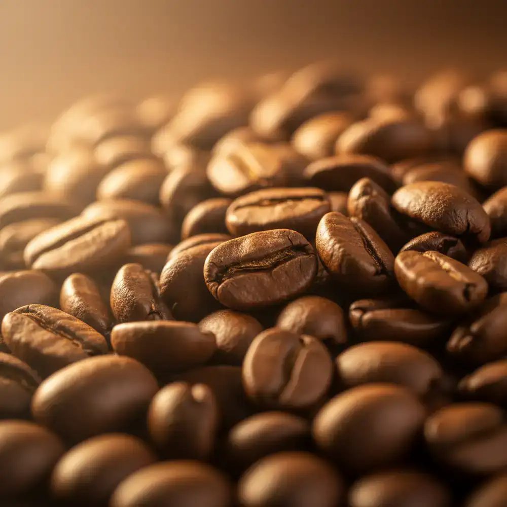 Coffee beans texture